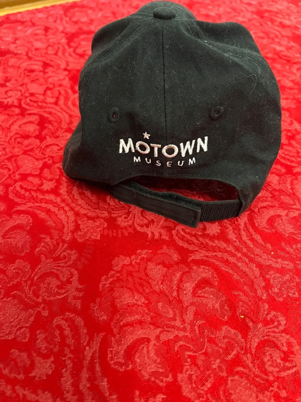 Motown Studio A Black Baseball Cap Adjustable Strap Music Museum Hat
